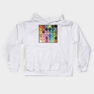 Watercolor Palette Kids Hoodie